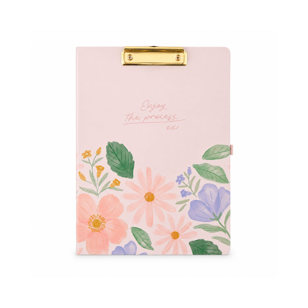 Grace Collection Clipboard Folio - PINK BLOSSOM